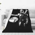 Yoda Throw Blanket Anime Cartoon Blanket Super Soft Blanket Warm