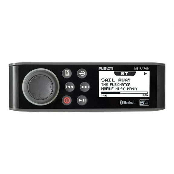 Fusion MS-RA70N - Marine - digital receiver - in-dash - Single-DIN - 50 Watts x 4
