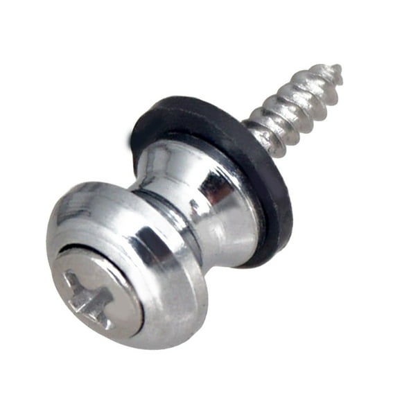 Sangle de Guitare Ukulélé Mandoline Bouton Verrous Vis Sécurisée Pièces Noir Or Argent
