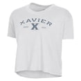 thumbnail image 2 of Women's Alternative Apparel  White Xavier Musketeers Retro Jersey Headliner Cropped T-Shirt, 2 of 3