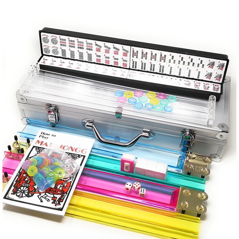 Explopur Set mAh-Jong - Cinese numerato 144 Piastrelle Set mAh-Jong