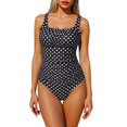 thumbnail image 1 of MKLEKYY Trajes De Baño Mujer Women Floral Printed Straps Jumpsuit Swimsuit Swimwear Bathing Beach Sexy Bikini Swimwear, 1 of 4