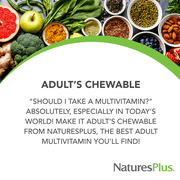 NaturesPlus Adult's Multivitamin, Pineapple - 90 Chewables - 90 Servings