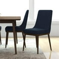 thumbnail image 6 of Grayson Mid-Century Modern Polyester Blend Fabric Dining Chair in Blue (Pair), 6 of 7