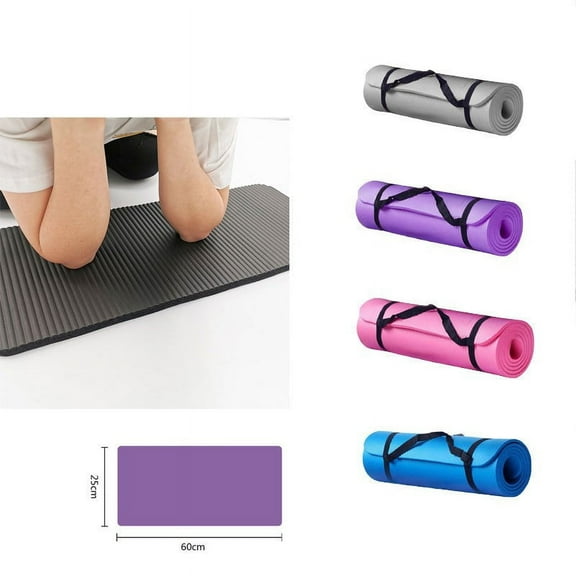 WKSCLPAI Yoga Mat,Yoga Mat Thick,High Quality Portable Yoga Mat,Lightweight Design,Non-slip Surface,Easy Maintenance,Purple/Blue with Stripe Pattern,Perfect for Yoga