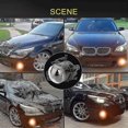 thumbnail image 3 of Pair M Sport Package Front Bumper Fog Lights Shell Cover Without Bulb For -bmw E60 E90 E92 E93 M-te, 3 of 5