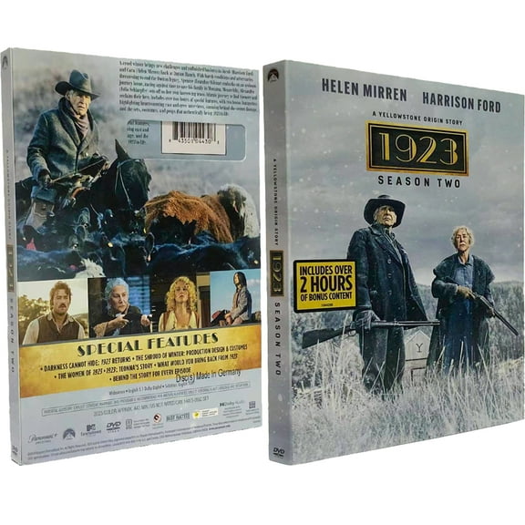 1923 A Yellowstone Origin Story Season Two DVD,2025 3Disc NEW Harrison Ford Drama Movie