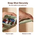 thumbnail image 2 of Set de 4 bolsas para dados de mahjong Eccentfit, impermeables, de PU, 2 of 7
