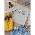 thumbnail image 3 of Hello Summer, Cute Pig Long Sleeve Toddler -Image by Shutterstock,  4 Toddler, 3 of 4