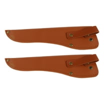 STRANDCHIC Brown Knives Protective Cover for Home Kitchen Props Convenient Space Saving Design 2pcs