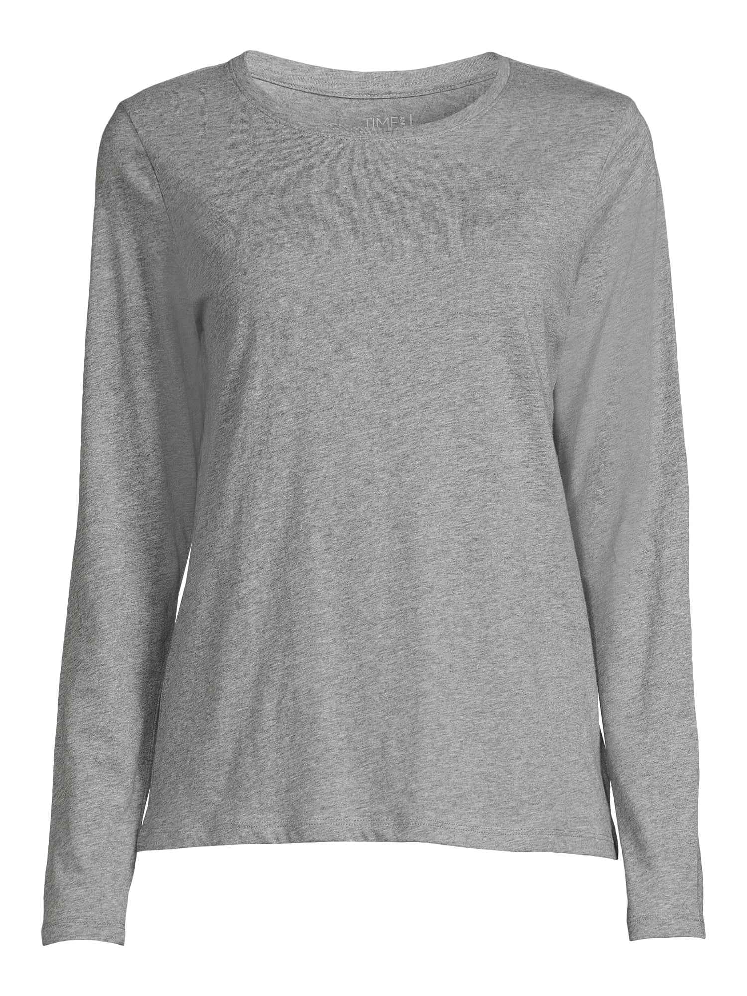 Time and Tru Women's Long Sleeve T-Shirt, Sizes S-XXXL