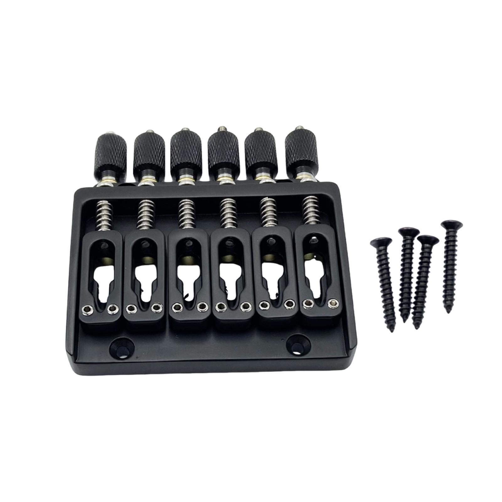 Headless Electric Guitar Bridge Replacement Part Zinc Alloy Plate Compact Size for Modern Guitarists
