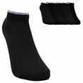 thumbnail image 1 of Tin Corto Fruit Of The Loom para Mujer, C8299 Negro Sin Felpa Unitalla Paquete con 7 Pares, 1 of 4