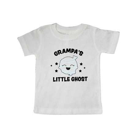 

Inktastic Cute Grampa s Little Ghost with Stars Gift Baby Girl T-Shirt