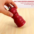thumbnail image 4 of Wood Salt and Pepper Grinder Set Manual Pepper Salt Shaker, Solid Wood with Adjustable Coarseness R, 4 of 5