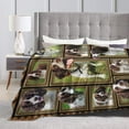 thumbnail image 4 of English Springer Spaniel Dog Blanket Gifts For Kids Adults - Lightweight Throw Blanket For Bedroom Living Room Decor Soft Fuzzy Fleece Cozy Plush Bed Couch 60"X50", 4 of 7