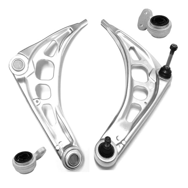 4 Pc Front Suspension Kit Lower Control Arms with Ball Joints + Lower