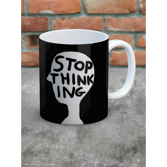 Mug (Gift Boxed) - Funny Gift - Stop Thinking