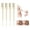 4PCS, variant on Manual Nose Hair Trimmer,Nose Trimmer Women & Men,Nasal Hair Cutter Dual Head Nose Scraper,Portable Travel Size Nose Hair Remover Grooming Tool (1ā5 Pack)