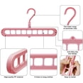 thumbnail image 2 of GIXUSIL Closet Organizers and Storage,5 Pack Hangers for Closet Organizer,Dorm Room Essentials for Closet Storage, Organization, Space Saving Hanger with 9-Holes for Wardrobe Heavy Clothes, 2 of 7