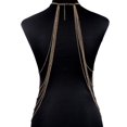 thumbnail image 4 of Body Necklace Charm Attractive Multi-layer Crystal Body Chain Jewelry Waist Chain for Women, 4 of 10