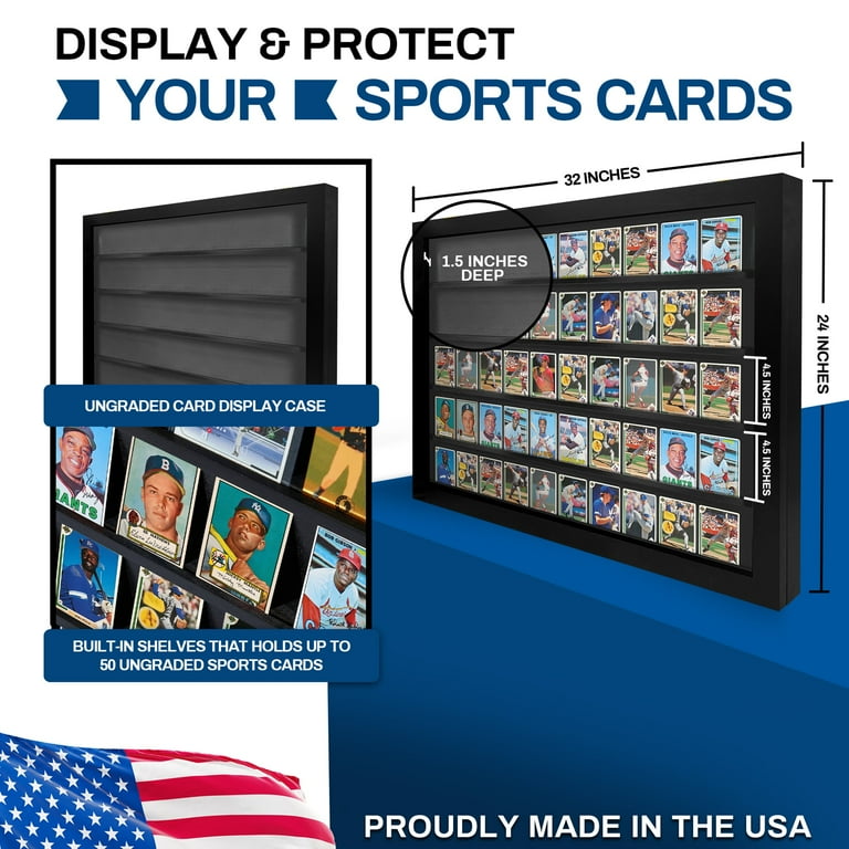 single baseball card display case Baseball MLB Beckett Slab Graded Magnetic Trading Card Holder Case W/ Stand