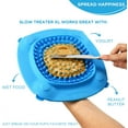 thumbnail image 6 of Aquapaw Premium XL Licking Mat with Suction Cups | Dog Must Haves - Non-Slip Slow Feeding Mat for Food, Treats & Peanut Butter | Bathing Supplies - Anxiety Relief & Boredom Reducer | Lick Pad - Blue, 6 of 8