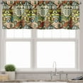thumbnail image 3 of Ambesonne Retro Valance & Curtain, Old City Colorful Town, 55"x45", Multicolor, 3 of 6