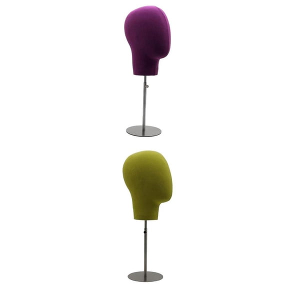 Mannequin Head, making mannequin head display model manikin,hat headphones headset jewelry display head,professional head with stable round base,jewelry display stand head height adjustable,hat Macarena Cabeza de maniquí