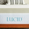 thumbnail image 2 of Lucid Ventilated Memory Foam Mattress Topper, Multiple Sizes, 2 of 7