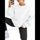 thumbnail image 3 of Sudadera con Capucha de Gran Tamaño para Mujer, Suéteres de Larga con Cuello Redondo de , Conjuntos Cómodos de Moda de Otoño. XL, 3 of 9
