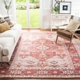thumbnail image 2 of SAFAVIEH Saffron Seanna Oriental Polyester Area Rug, Terracotta/Ivory, 3' x 5', 2 of 11