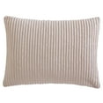 thumbnail image 2 of Beatrice Home Fashons Channel Chenille Standard Sham Ivory, 2 of 5