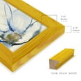 thumbnail image 2 of Cobalt & Paynes Petals II - Framed Print w/glass - Sunflower Yellow, 2 of 8