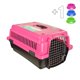 thumbnail image 1 of PACK LEADER Jaula Transportadora de Viaje para Perros de Razas Chicas o Gatos Material Rigido Portatil con Reja Metalica Hasta 7kg ROSA PACK LEADER PACK LEADER Safe Travel Razas Chicas Rosa, 1 of 6