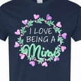 thumbnail image 4 of Inktastic I Love Being a Mimi Circle of Hearts T-Shirt, 4 of 5