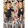 thumbnail image 6 of Arshiner Girls 2 Pieces Summer Outfits Short Sleeve Tie Knot T-Shirts and Casual Shorts With Pockets, 6 of 6