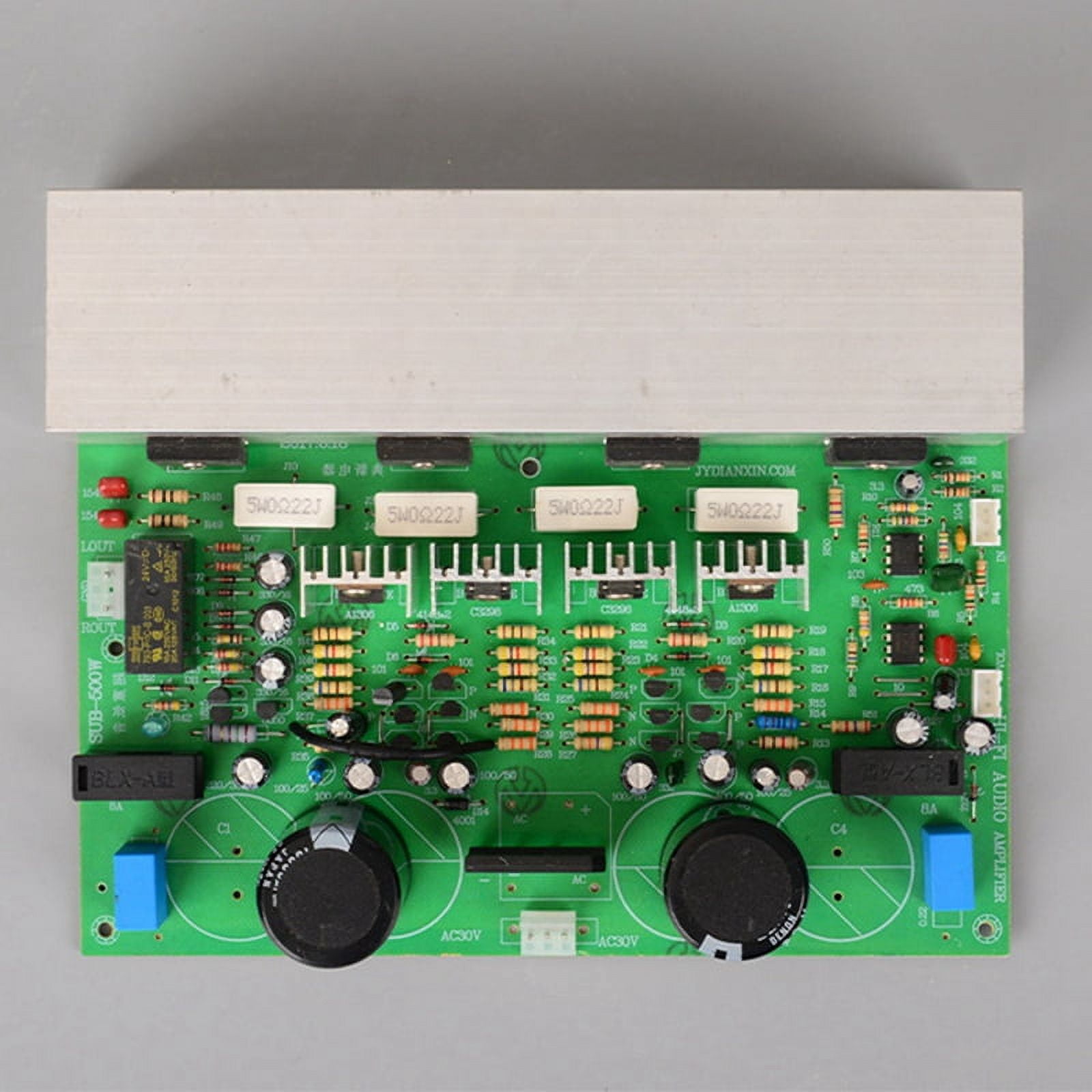 500W A1943/C5200 Highly Power Subwoofer Sound Amplifiers Board AC24-30V Heavy Sound Amplificador Module
