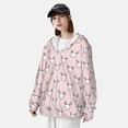 thumbnail image 3 of Balery Cute Rabbit Sudadera ligera de manga larga con capucha y protección solar UPF 50+ para hombre y mujer, ideal para pesca y running-3X-Large, 3 of 7