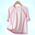 thumbnail image 4 of BTDECLAR Girls Athletic Shirts Quick Dry Solid Color Workout Shirts for Boys Girls Crewneck Casual Breathable Youth Sport T-Shirts 3-16 Years, 4 of 7