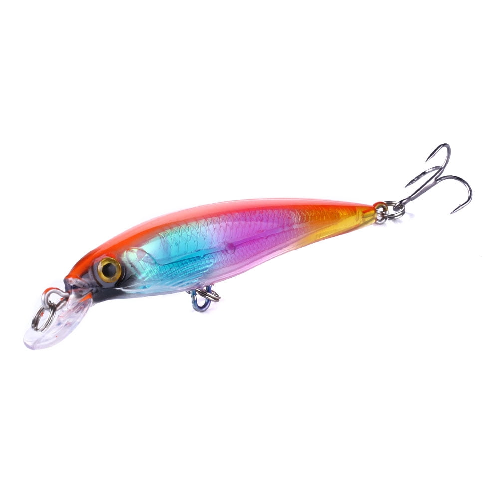 HENGJIA Minnow Bass Fishing Lures - Jerkbait Lure Set Hard Baits Crankbait for Catfish Trout Walleye Fishing Bait 8Pcs