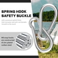 thumbnail image 4 of Mosquetón High-PQ Spring Gancho de acero galvanizado, 50 unidades, 4 of 7