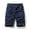 Dark Blue, variant on Njoeus Men's Cargo Shorts Mens Elastic Waist Zipper Pockets Short Relaxed Classic Outdoor Work Shorts for Men - Reg & Big & Tall Sizes（M-5XL）