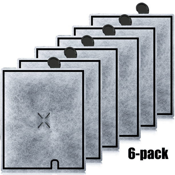 6 Pack Fish Tank Filters for aqueon Filter Cartridges, Replacement