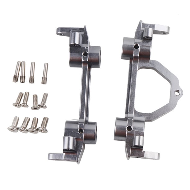 Reemplazo para 1/10 RC Axial Scx10 Piezas de juguete sobre orugas Montaje de parachoques delantero trasero de aleación de aluminio Speravity WJ3560-02