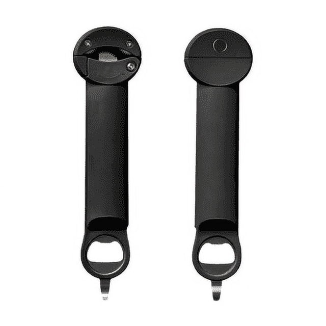 Zhuge Destornillador de tapa ajustable de acero inoxidable Abridor de botellas telescópico multifuncional Otras herramientas de cocina multifuncionales (negro)