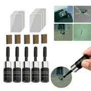 Windshield Repair Kit, Cracks Gone Glass Kit Automotive Windscreen Tool for Fixing Chips, and Star Shaped Crack, Nano Fluid Fille