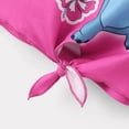 thumbnail image 6 of Disney Stitch Girls Pink Top Shirts and Floral Flare Pants 2 Piece Outfit School Holiday Set Size 8-9Y, 6 of 8