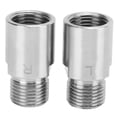 thumbnail image 3 of 2 uds extensores de Pedal de bicicleta de montaña extensor de Pedal de bicicleta de acero al cromo molibdeno 20mm plata, 3 of 10