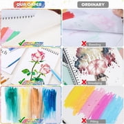 Hapric Spiral Bound Sketchbooks, 5.5 x 8.5 Inch, 6 Pack